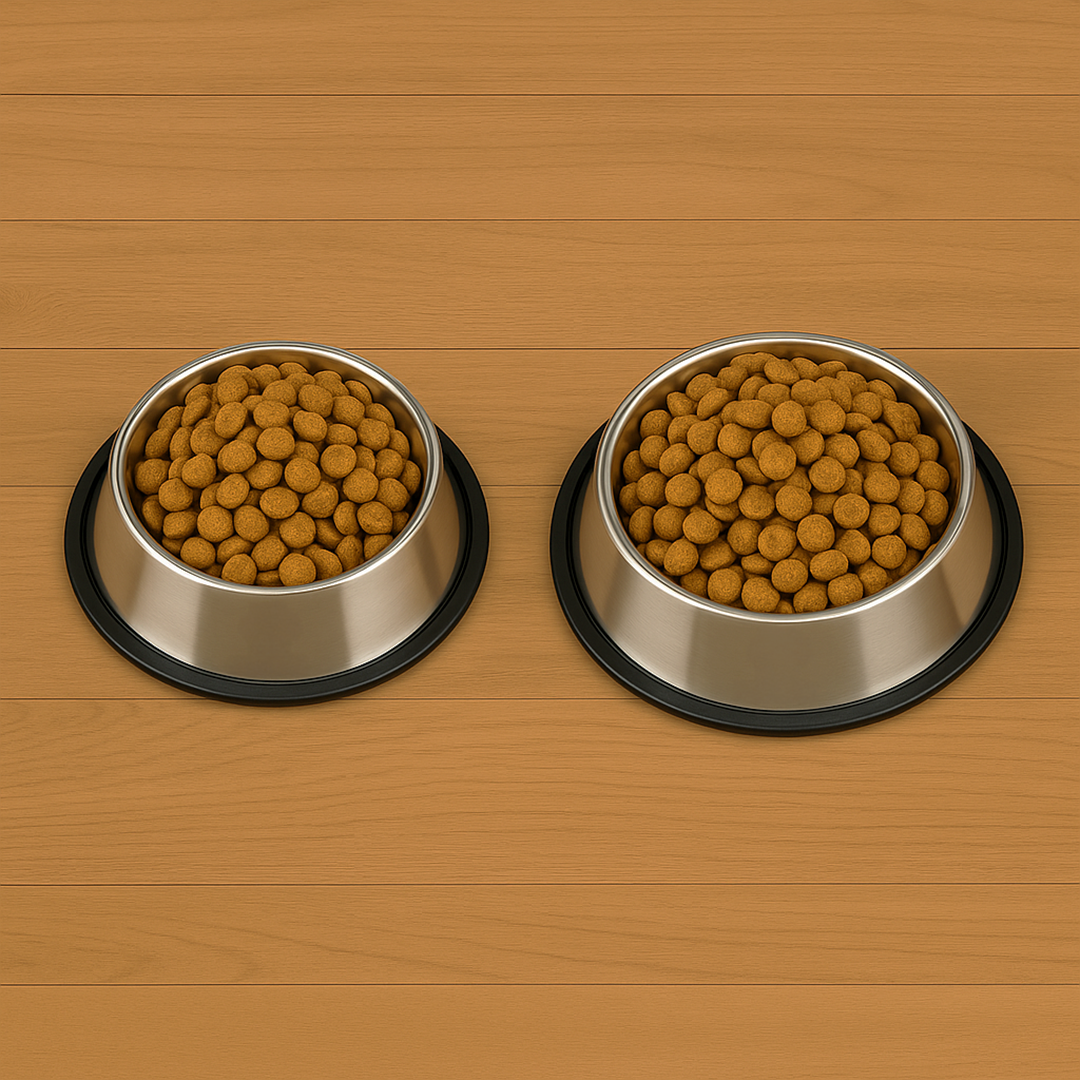 Petstreet Stainless Steel Dog Bowl, Dog Food Bowl, Dog FeedingBowl| Anti-Slip Base, Scratch-Resistant & Dishwasher Safe | Food & Water Bowls for Cats & Dogs | Pet Dinner Set | Set of 2|