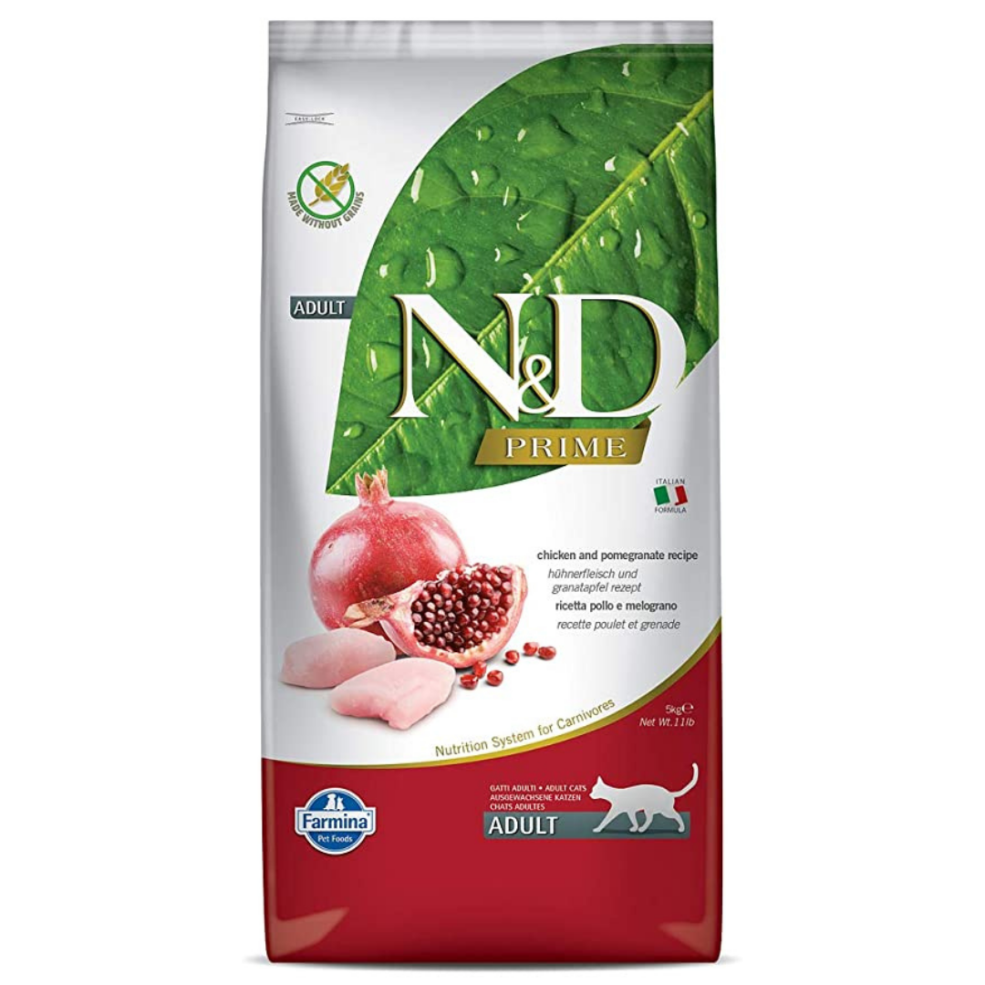 Farmina N&D Prime - Chicken and Pomegranate Recipe - Cat Dry Food 1.5KG