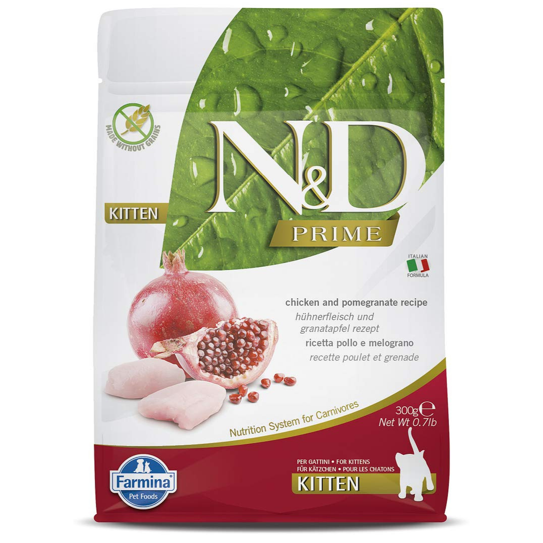 Farmina N&D Prime - Chicken and Pomegranate Recipe - Cat Dry Food 1.5KG