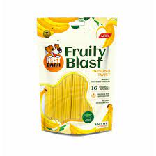 First Bark Fruity Blast Dog Treat Banana Twist 225G