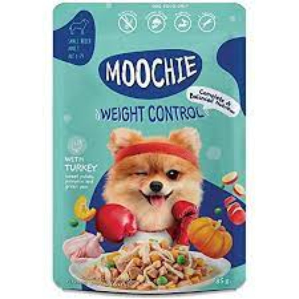 Moochie Weight Control with Turkey Dog Gravy 85g