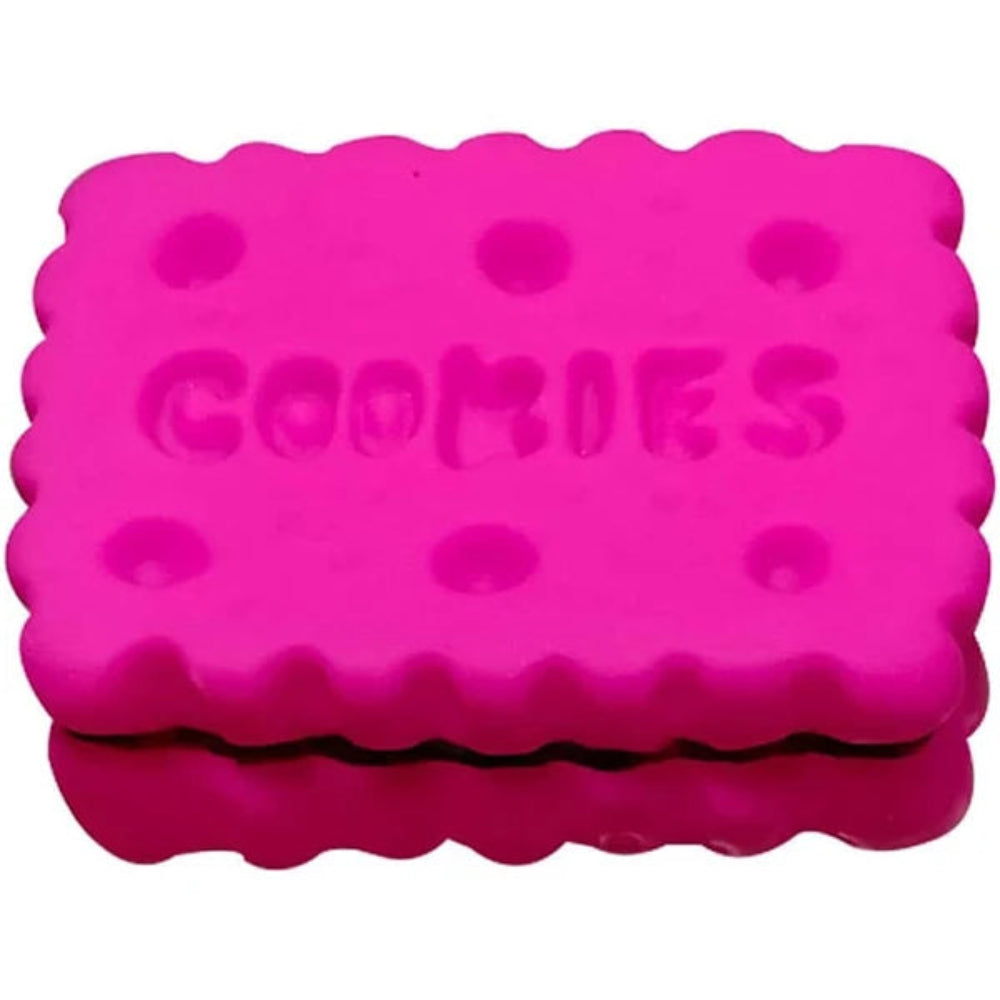 Smarty Pet Squeaky Cookie Dog Toy Colour May Vary