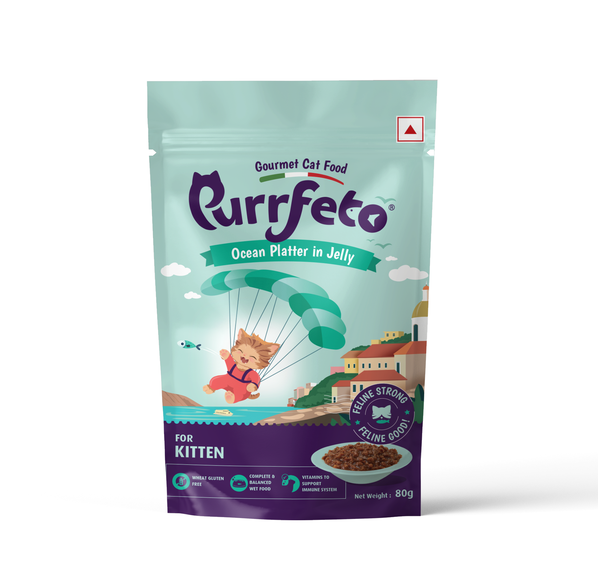 Purrfeto Purrfecto Cat Gravy Ocean Platter In Jel 80g