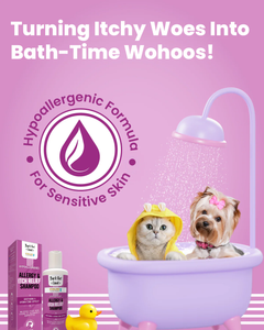 Bark Out Loud- Hypoallergenic Allergy & Itch Relief Shampoo for Cats & Dogs (200 ml)