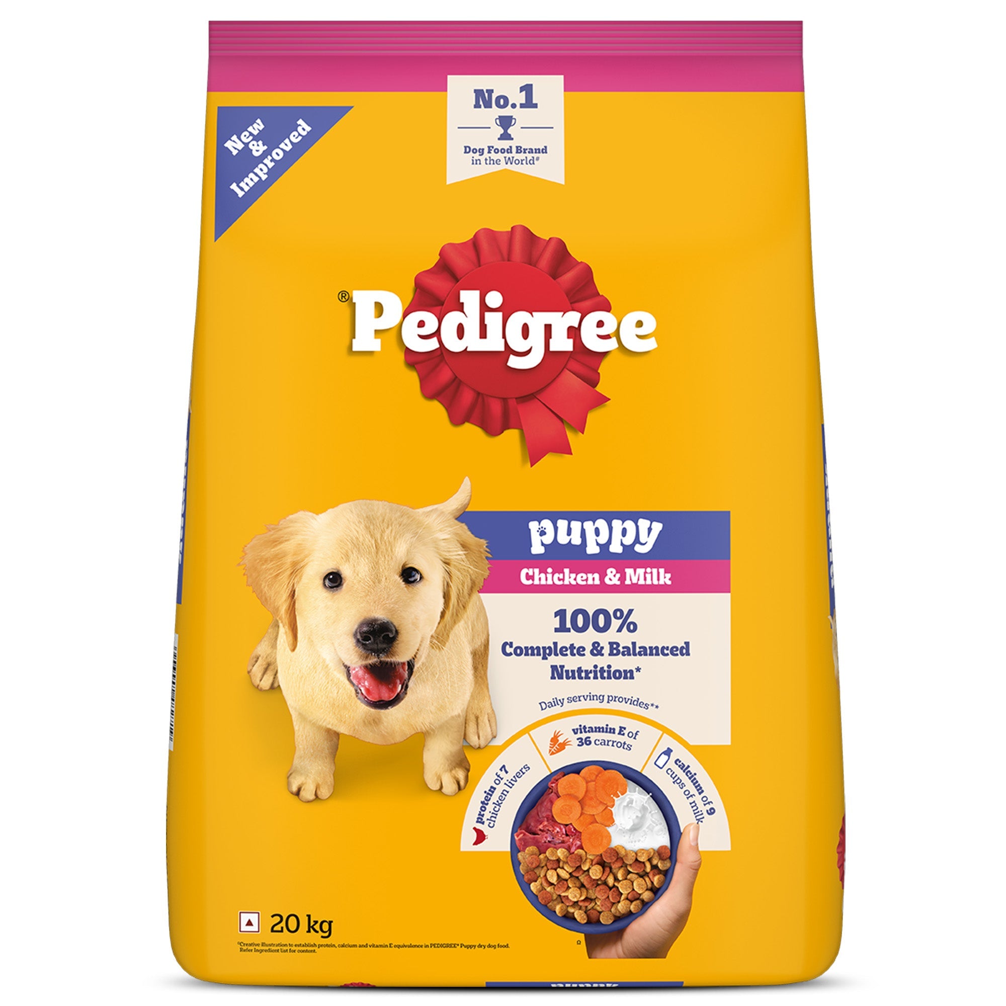 Pedigree Puppy Chicken & Milk 20kg