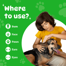 Load image into Gallery viewer, BASIL Daily Wipes, All Purpose Pet Grooming Wet Wipes - 80 Wipes
