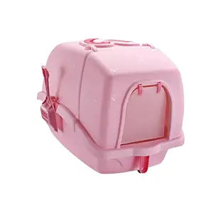 Large Enclosed Cat Litter Box With Handle