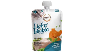 Gnawlers Lickable Wet Creamy Tuna Pumpin  Recipe 100g