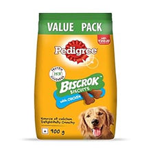 Load image into Gallery viewer, Pedigree Biscrok Biscuits (Above 4 Months) Dog Treats, Chicken Flavour, Source of Calcium, Goodness of  Protein

