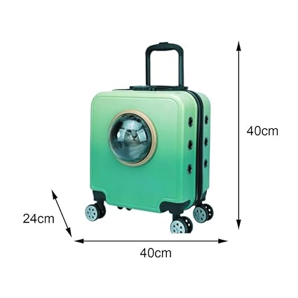 Petstreet Trolley Carrier Stroller Wheels Suitcase for Small Dogs and Cats | 18 Inch |