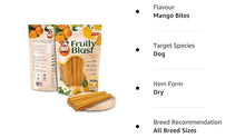 Load image into Gallery viewer, First Bark Fruity Blast Dog Treat Mango Bites 225G
