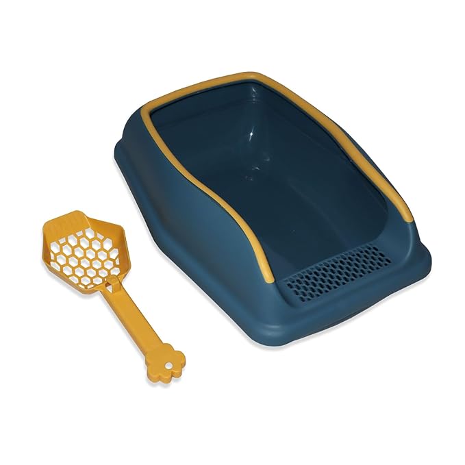 Premium Cat Litter Box Rim Tray with Scooper