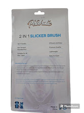 Load image into Gallery viewer, Petaholic 2 in 1 Slicker brush for Dogs Cats and Rabbits | Flea and Tick Control for healthy Hair (2 in 1 Slicker Brush)
