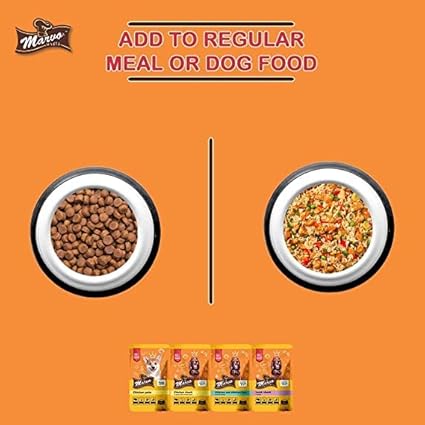 MARVO Wet Gravy Dog Food, High Protein Chicken - Chicken Chunk 70 G (Pack of -12)