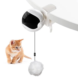 Automatic Lifting Ball Retractable Rope Yo-Yo Lifting Pom Pom Ball for Cat,