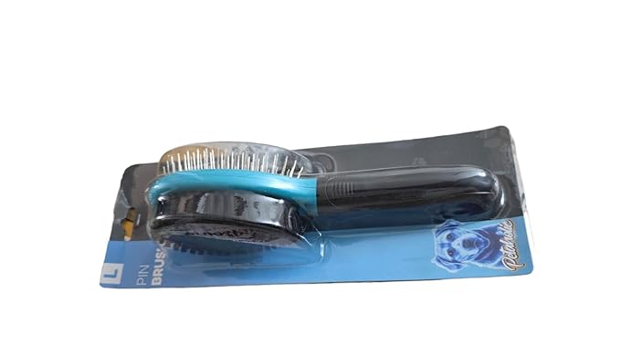 Petaholic Pin Brush for Large Breeds | Dogs Cats and Rabbits | Flea and Tick Control for healthy Hair (Pin Brush L)