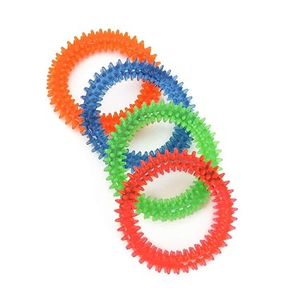 Puppy Teething Dental Ring Dog Chew Toy Color May Vary |