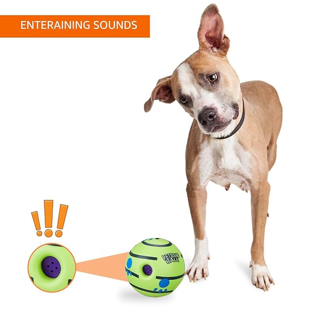 Petstreet Interactive Sound Ball Toy for Dogs and Puppies| Large |