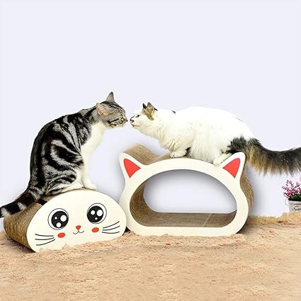 Petstreet 2-in-1 Reversible Cat Scratcher Cardboard Bed & Lounge