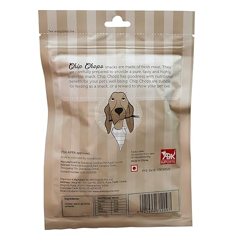 Chip Chops - Chicken Chips Dog Treats 70G