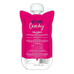 Kitty Yums Creamy Tuna & Bonito Cat Treat (80G)