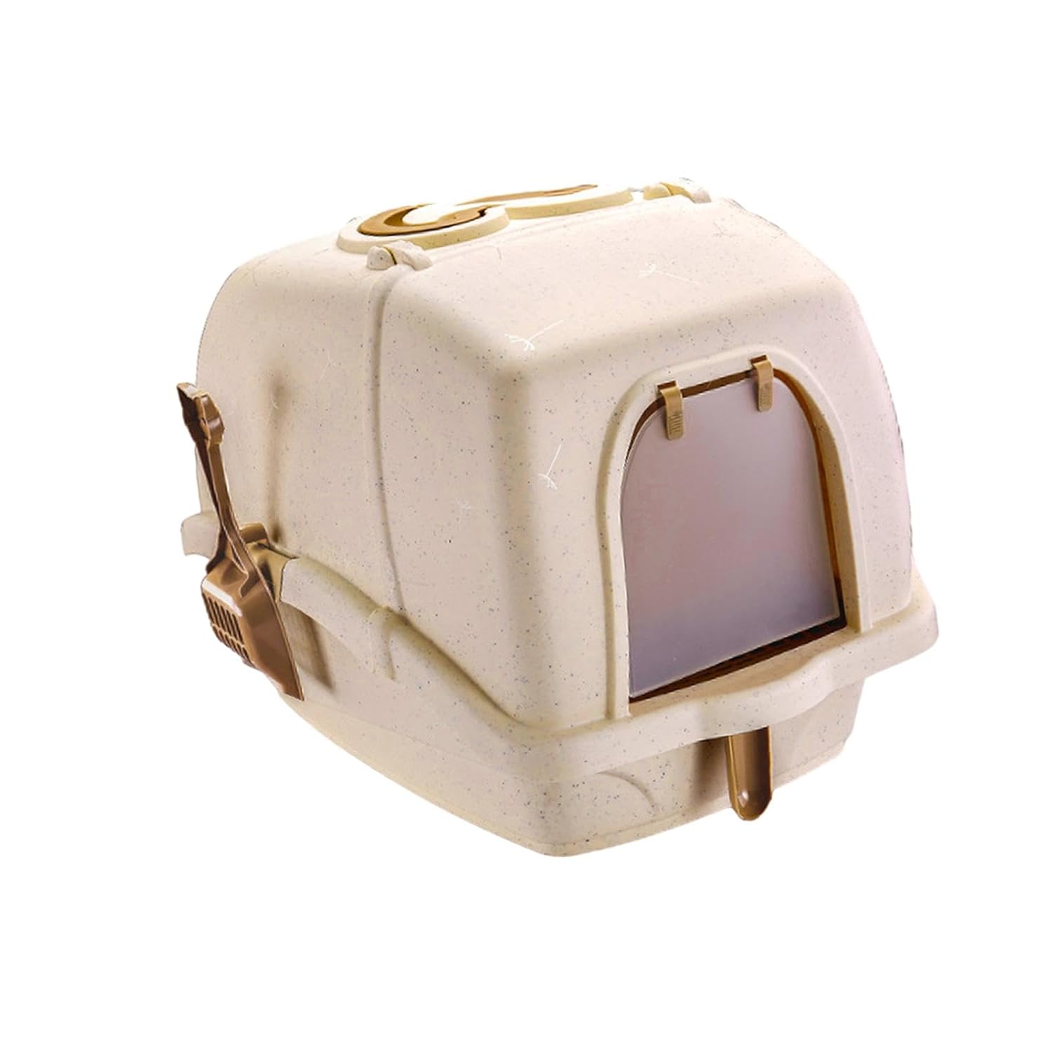Large Enclosed Cat Litter Box With Handle