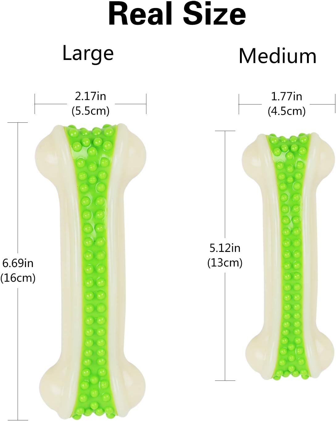 EE Toys Nylon & PU Bone Medium