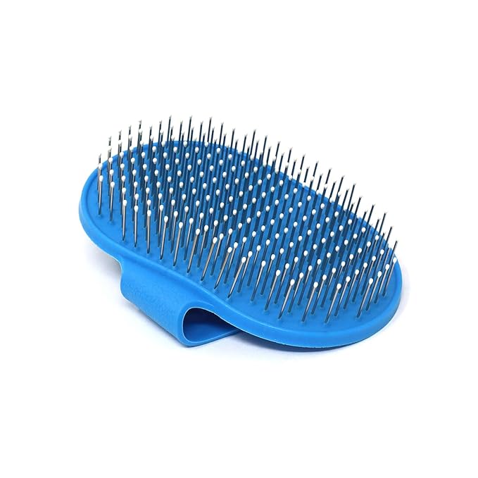 Petstreet Bath Pin Brush Glove with Circularity Handle for Cats and Dogs |