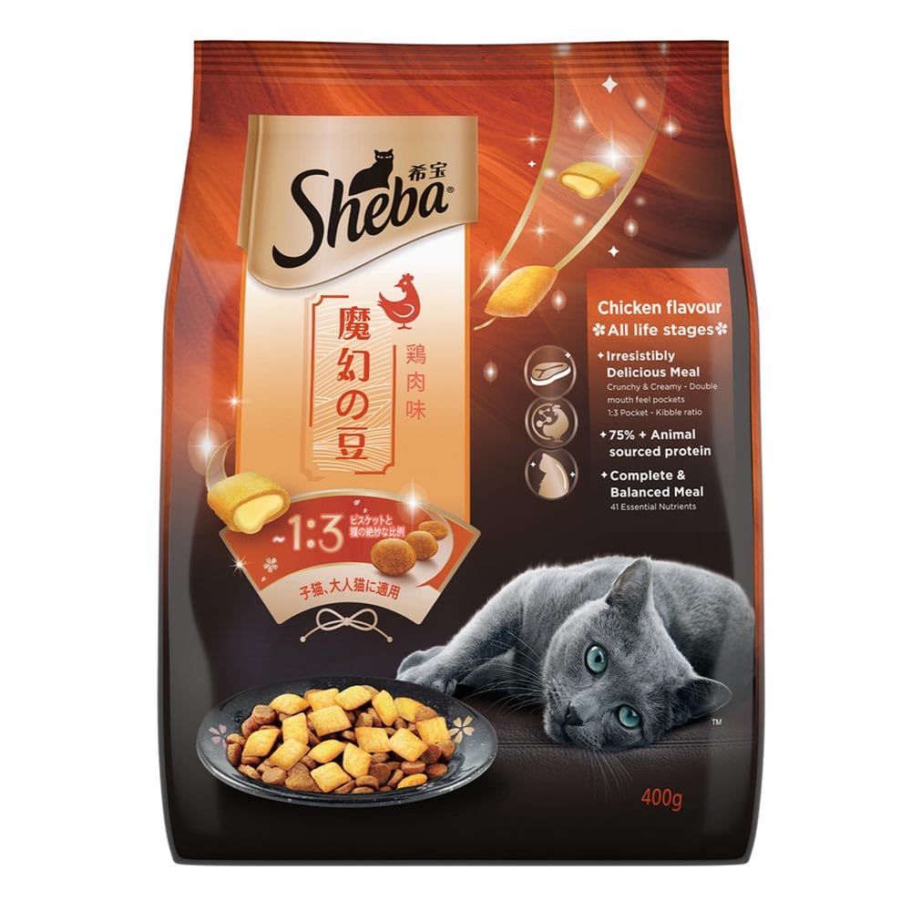 Sheba Kitten & Adult Chicken Flavour 400g