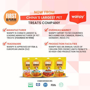 First Bark Fruity Blast Dog Treat Mango Bites 225G