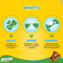 Load image into Gallery viewer, Pedigree Biscrok Biscuits (Above 4 Months) Dog Treats, Chicken Flavour, Source of Calcium, Goodness of  Protein
