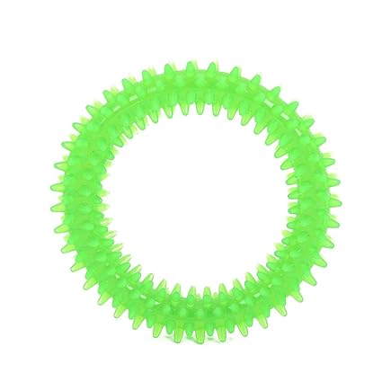 Puppy Teething Dental Ring Dog Chew Toy Color May Vary |