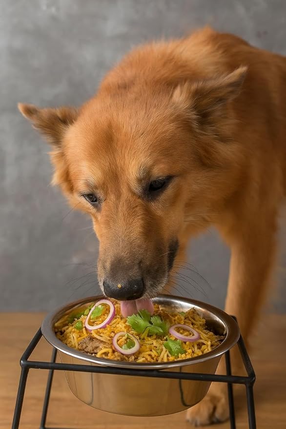 Petaholic Premium Mutton Biryani | Mutton & rice Meal For Dogs | 300G Pack Of 2|