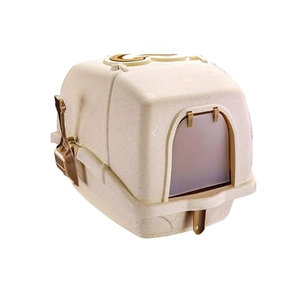 Large Enclosed Cat Litter Box With Handle