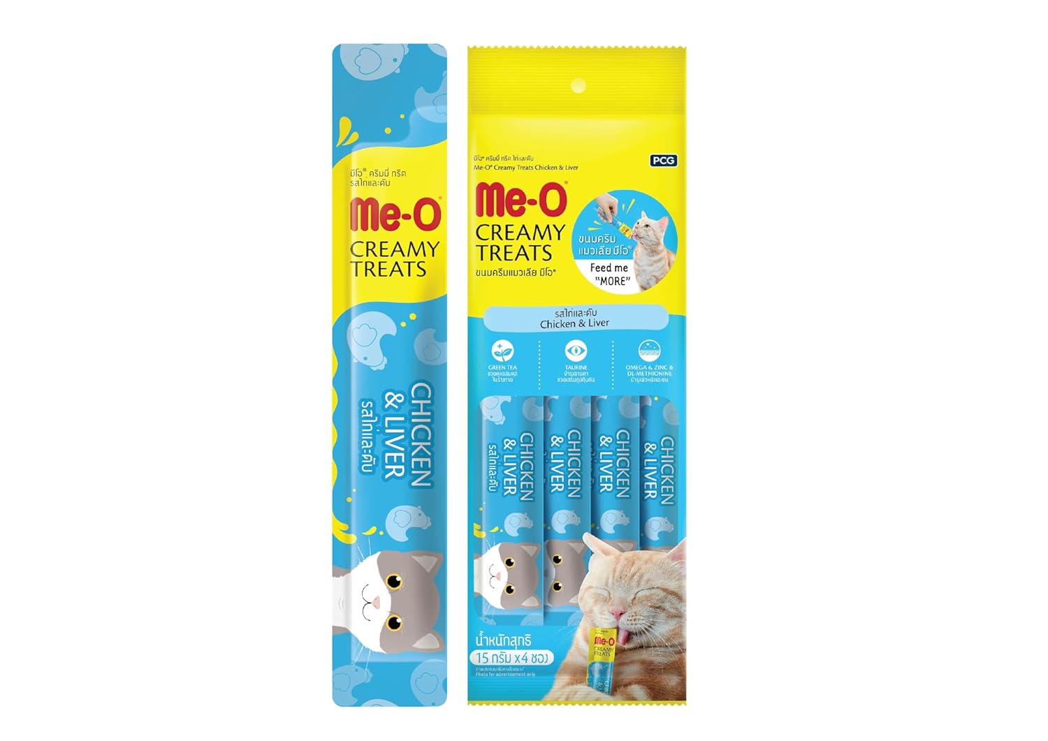 Me-O - Creamy Treat Chicken & Liver - 60g