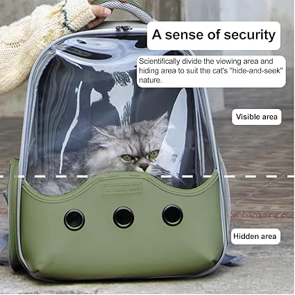 Petstreet Bubble Carrier Backpack For Small Dogs and Cats |