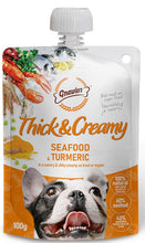 Load image into Gallery viewer, Gnawlers Thick &amp; Creamy Dog Treat, 100g Seafood &amp; Turmeric
