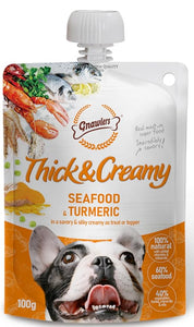Gnawlers Thick & Creamy Dog Treat, 100g Seafood & Turmeric