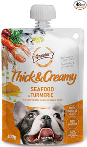 Gnawlers Thick & Creamy Dog Treat, 100g Seafood & Turmeric