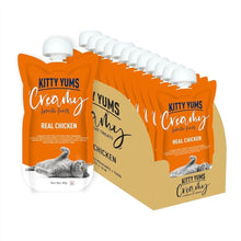 Load image into Gallery viewer, Kitty yums Creamy Lickable Real Chicken Cat Treat 80g
