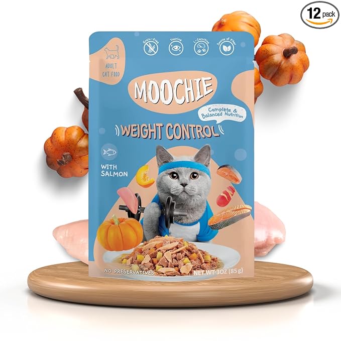 Moochie Grain Free Cats Gravy Meal, Weight Control , Non-Vegetarian Cat Gravy For Adults & Kittens