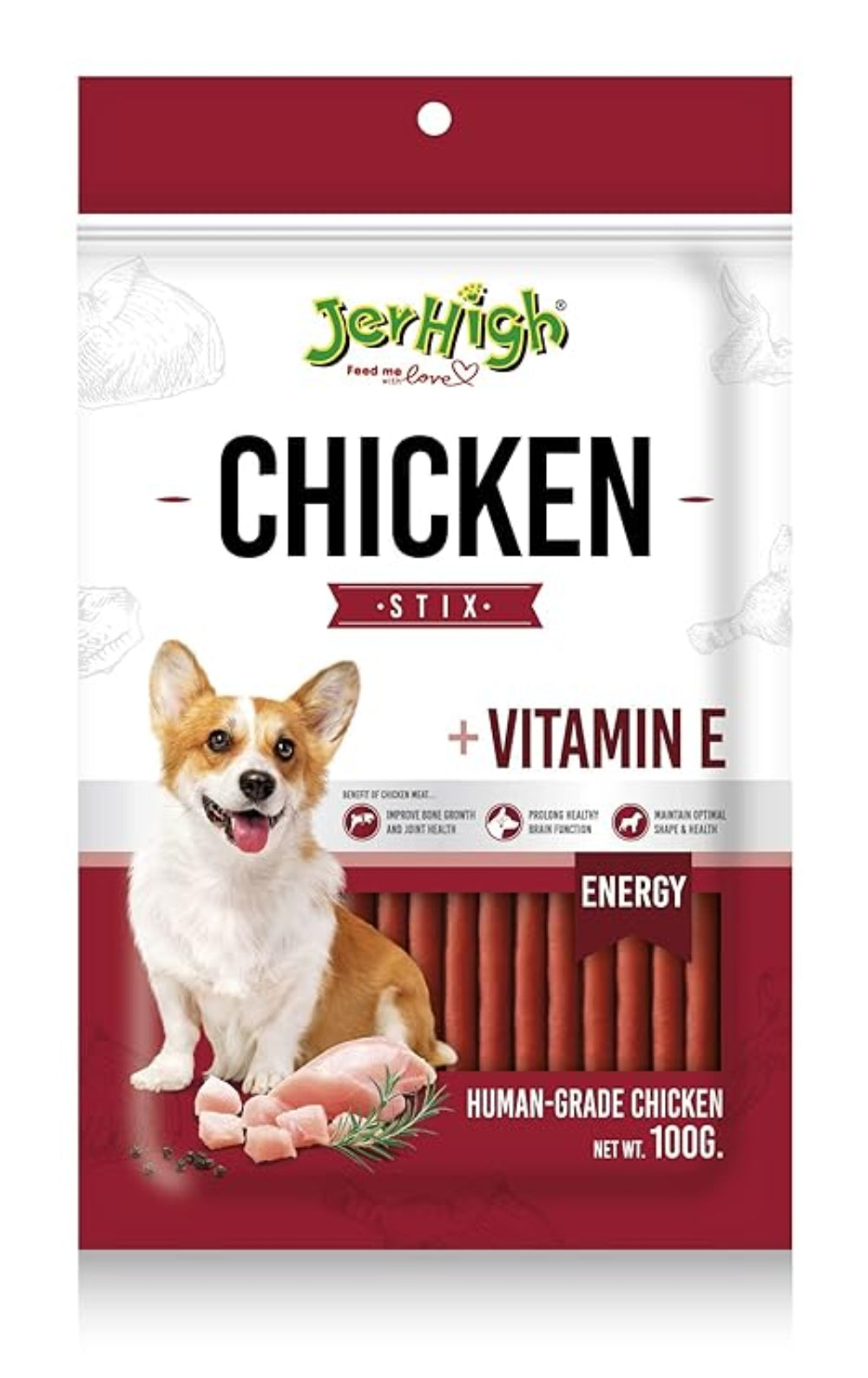 JerHigh Chicken Stix 100g