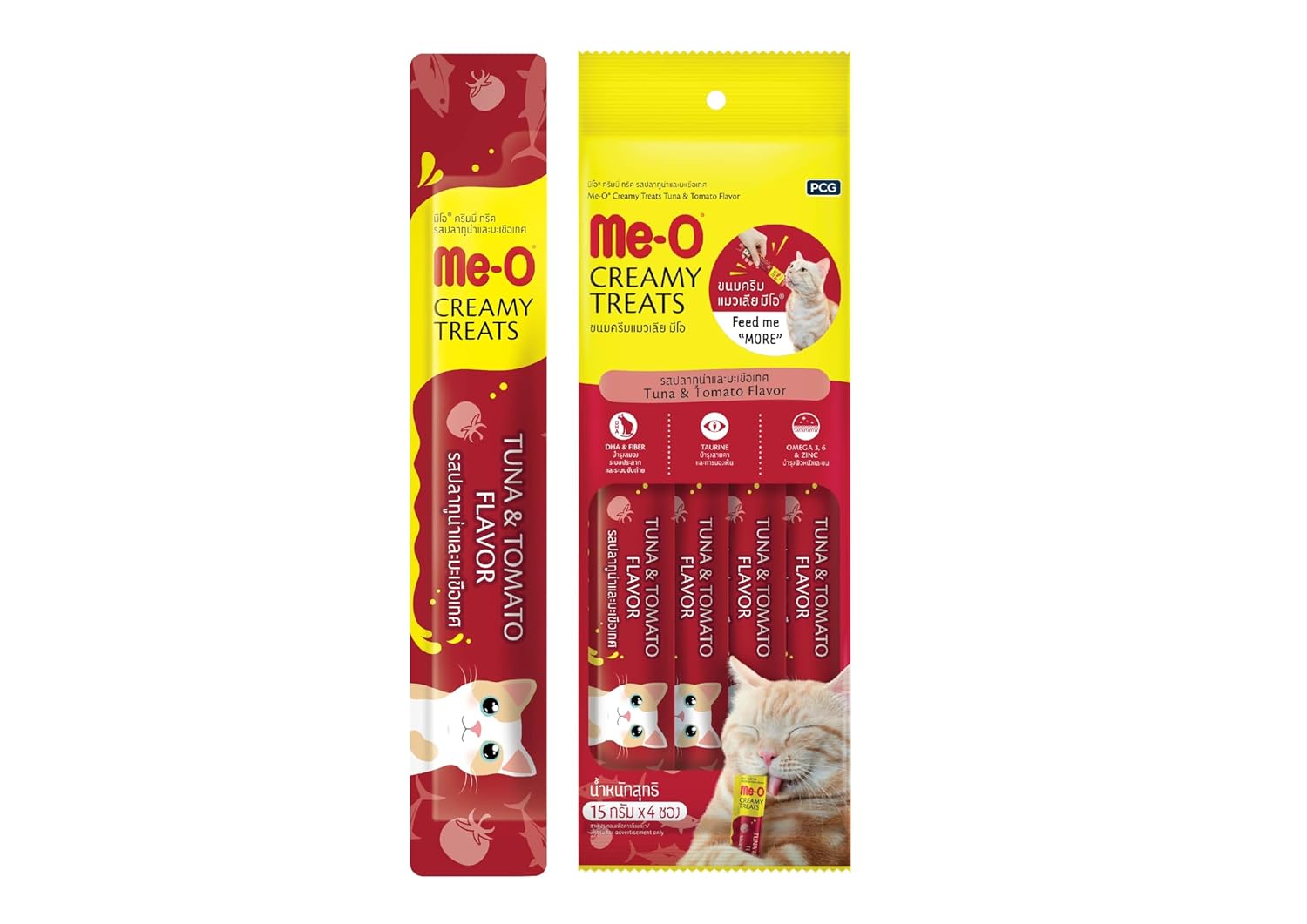 Me-O - Creamy Treat Tuna & Tomato Flavour - 60g