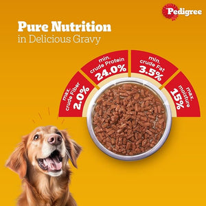 Pedigree Adult - Chicken & Liver Chunks in Gravy