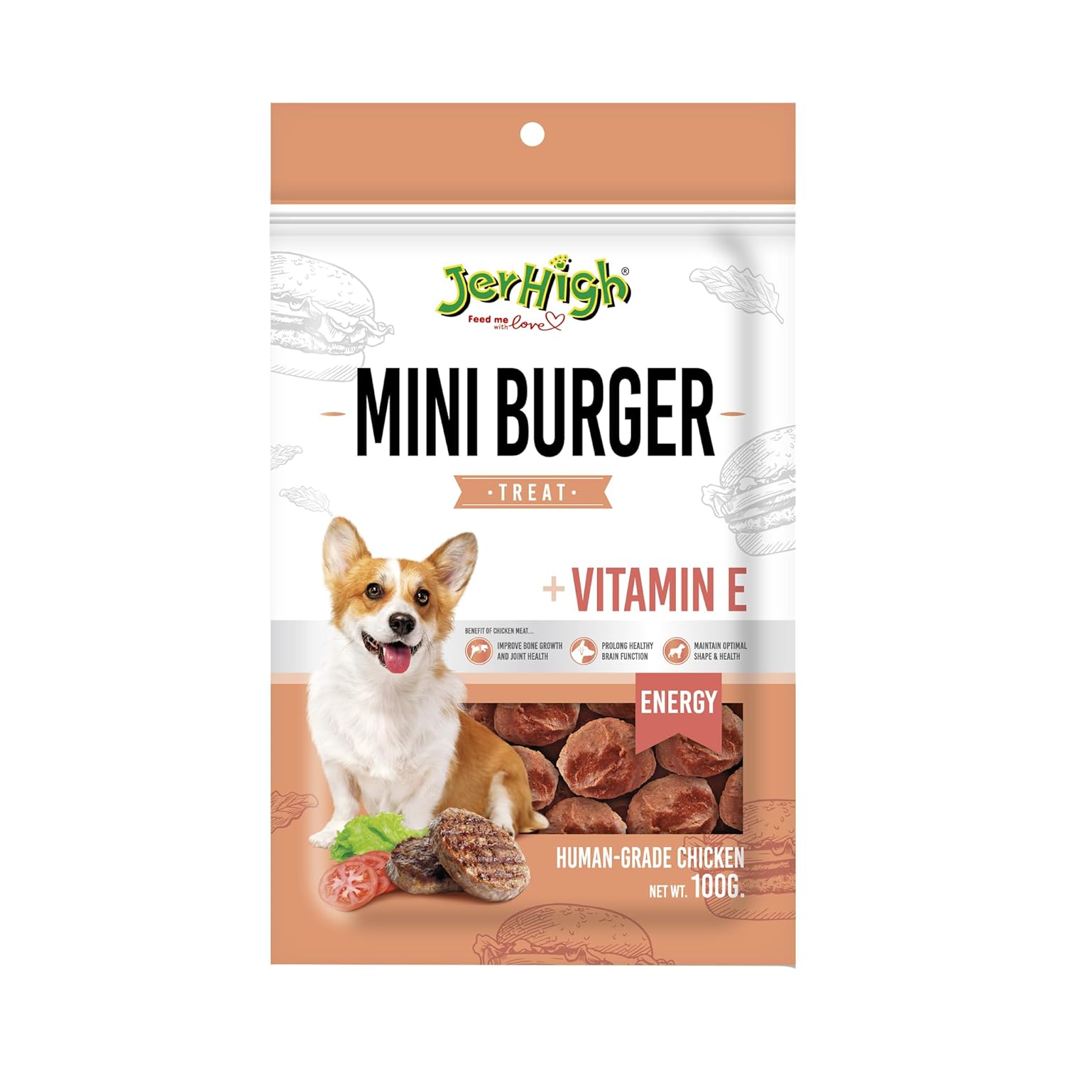 JerHigh - Mini Burger 100g - Packof3