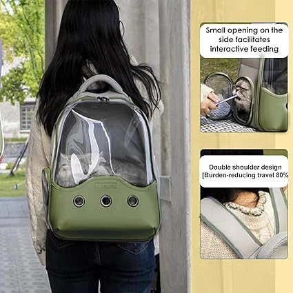 Petstreet Bubble Carrier Backpack For Small Dogs and Cats |