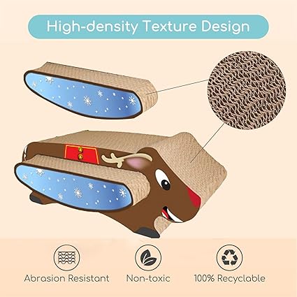 Cat Scratch Pad | Ultimate Cat Scratching Board with Catnip for Indoor Cats |