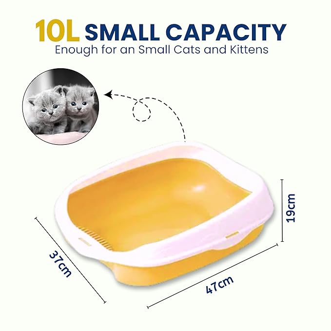 Cat Litter Tray Foot Pedal Design ( 47 x 37 x 19cm)|