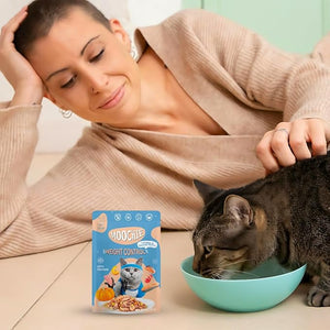 Moochie Grain Free Cats Gravy Meal, Weight Control , Non-Vegetarian Cat Gravy For Adults & Kittens