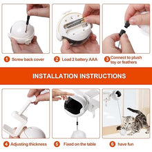 Load image into Gallery viewer, Automatic Lifting Ball Retractable Rope Yo-Yo Lifting Pom Pom Ball for Cat,
